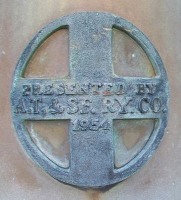 Detail on Santa Fe Locomotive Bell at Antioch Church image. Click for full size.