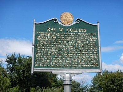 Ray W. Collins Marker image. Click for full size.