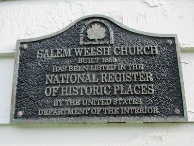 Salem Welsh Church Marker image. Click for full size.