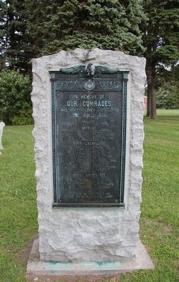 In Memory of Our Comrades Marker. Click for full size. In Memory of Our Comrades Marker image. Click for full size.