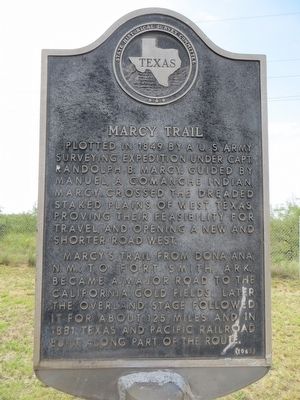 Marcy Trail Marker image. Click for full size.