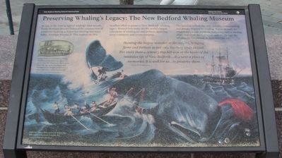 Preserving Whaling's Legacy Marker image. Click for full size.