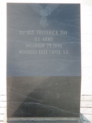 1st Sgt. Frederick Toy image. Click for full size.