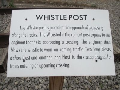 Whistle Post image. Click for full size.