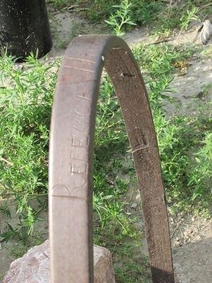 Original Iron Wagon Tire Marker image. Click for full size.