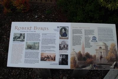 Robert Burns Grave Marker image. Click for full size.