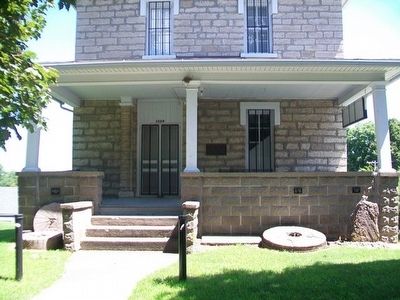 Adams County Jail and Marker. Click for full size. Adams County Jail and Marker image. Click for full size.