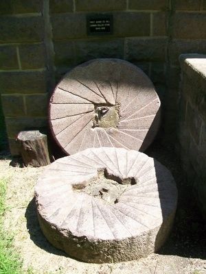 First Adams County Mill Stones and Marker image. Click for full size.