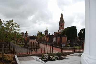 St Michaels Church and Churchyard from Mausoleum image. Click for full size.