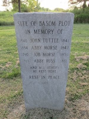 The only other burial marker here. Click for full size. The only other burial marker here image. Click for full size.