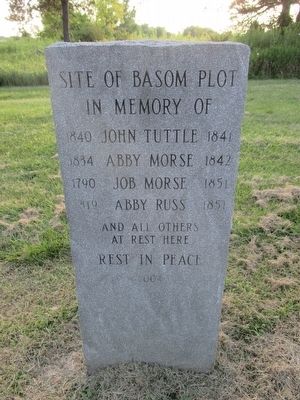 The only other burial marker here image. Click for full size.