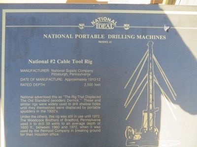 National Portable Drilling Machines Marker image. Click for full size.