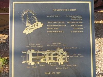 Forth Worth “Super D” Spudder Marker image. Click for full size.
