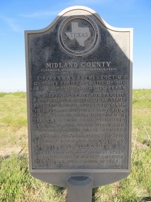 Midland County Marker image. Click for full size.