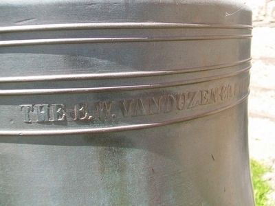 City of Corning Fire Bell Detail image. Click for full size.
