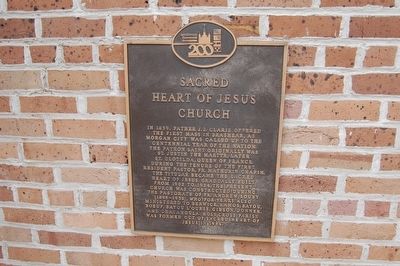 Sacred Heart Of Jesus Church Marker image. Click for full size.