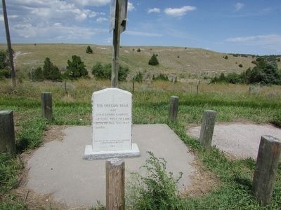 The Oregon Trail Marker. Click for full size. The Oregon Trail Marker image. Click for full size.