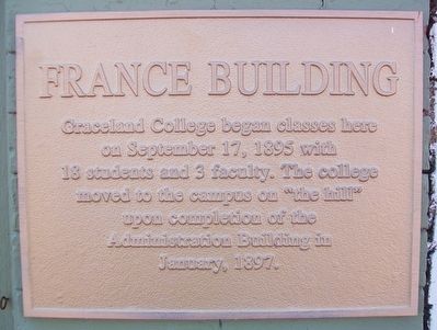 France Building Marker. Click for full size. France Building Marker image. Click for full size.