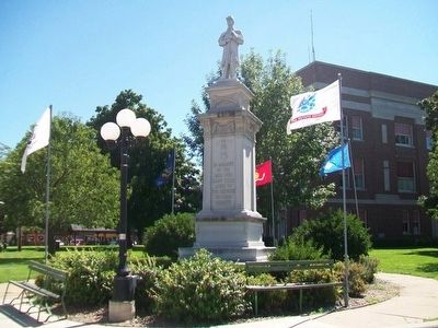 Civil War Memorial. Click for full size. Civil War Memorial image. Click for full size.