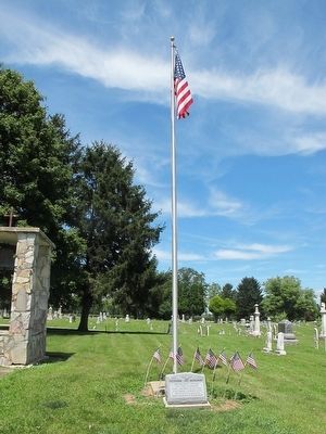 Asbury Veterans Monument Marker image. Click for full size.