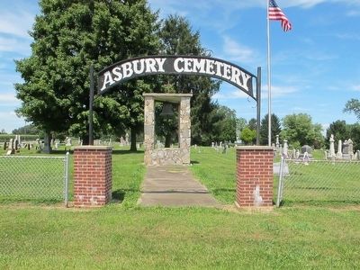 Asbury Veterans Monument Marker. Click for full size. Asbury Veterans Monument Marker image. Click for full size.