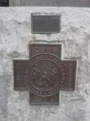 Spanish-American War Veterans Marker. Click for full size. Spanish-American War Veterans Marker image. Click for full size.