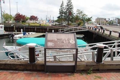 Whaling Capital Marker. Click for full size. Whaling Capital Marker image. Click for full size.