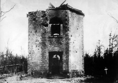 Damaged Hunting Lodge image. Click for full size.
