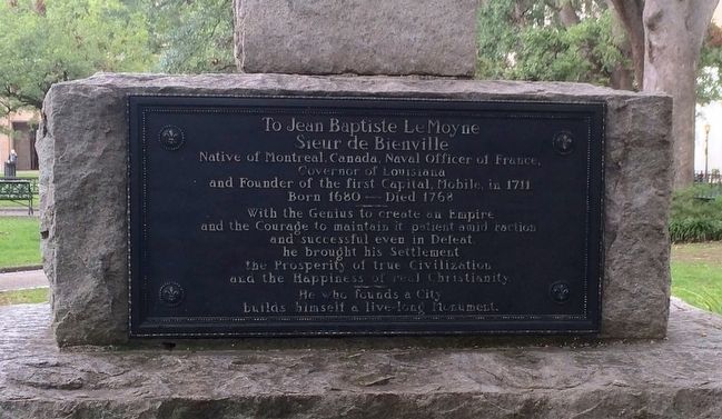 To Jean Baptiste LeMoyne Marker. Click for full size. To Jean Baptiste LeMoyne Marker image. Click for full size.