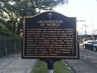 Archdiocese of Mobile Marker. Click for full size. Archdiocese of Mobile Marker image. Click for full size.