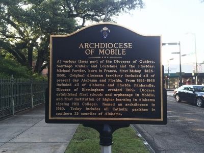 Archdiocese of Mobile Marker image. Click for full size.