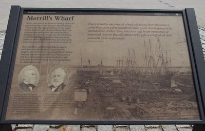 Merrill's Wharf Marker image. Click for full size.
