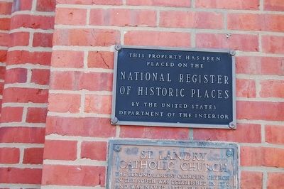 St. Landry Catholic Church Marker image. Click for full size.