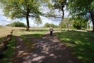 The Antonine Wall at Rough Castle Marker 1 image. Click for full size.