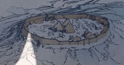 Illustration of Settlement on Marker image. Click for full size.