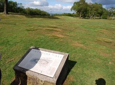 The Antonine Wall at Rough Castle Marker 1 image. Click for full size.