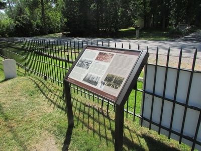 Confederate Stockade Cemetery Marker image. Click for full size.