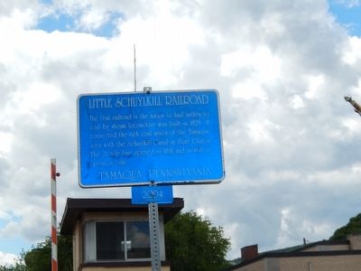 Little Schuylkill Railroad Marker image. Click for full size.