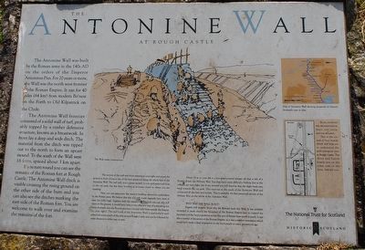 The Antonine Wall at Rough Castle Marker #2 image. Click for full size.