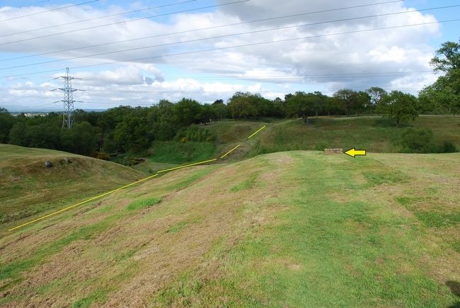 The Antonine Wall at Rough Castle Marker #2 image. Click for full size.
