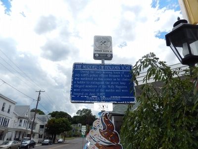 The Murder of Benjamin Yost Marker. Click for full size. The Murder of Benjamin Yost Marker image. Click for full size.