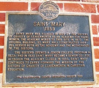 Saint Mary Marker image. Click for full size.