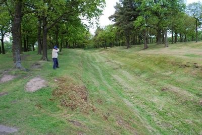 The Roman Fort Marker image. Click for full size.