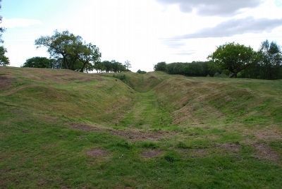 The Roman Fort Marker image. Click for full size.