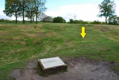 The Roman Fort Marker image. Click for full size.