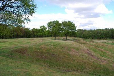 Inside the Roman Fort Looking East image. Click for full size.