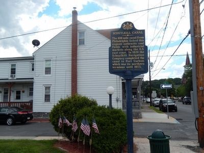 Veterans Park-Schuylkill Canal marker. Click for full size. Veterans Park-Schuylkill Canal marker image. Click for full size.