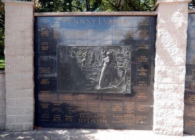 Pennsylvania Anthracite Miners Memorial-Panel 1. Click for full size. Pennsylvania Anthracite Miners Memorial-Panel 1 image. Click for full size.