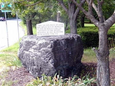 Six ton piece of coal Marker. Click for full size. Six ton piece of coal Marker image. Click for full size.