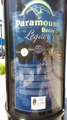Paramount Records Legacy Marker. Click for full size. Paramount Records Legacy Marker image. Click for full size.